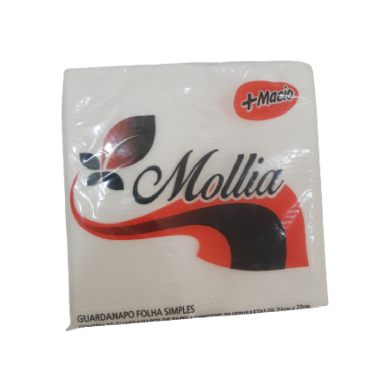 JOMIPEL - GUARDANAPO MOLLIA F. SIMPLES 30X30 - PT.50UN