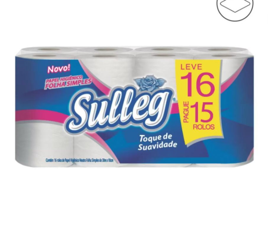 SULLEG - PAPEL HIG. SULLEG FS LEVE 16 PAGUE 15 - PT.16UN